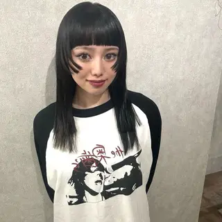 ロング カラー shiho .のヘアスタイル
