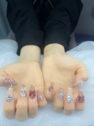 ネイル ハイネイル 自宅サロンのネイルデザイン