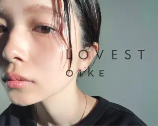 セミロング カラー LOVESTOIKE 堂本のヘアスタイル