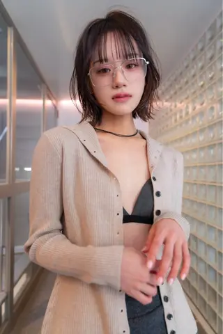 カラー 富田 朝陽のヘアスタイル