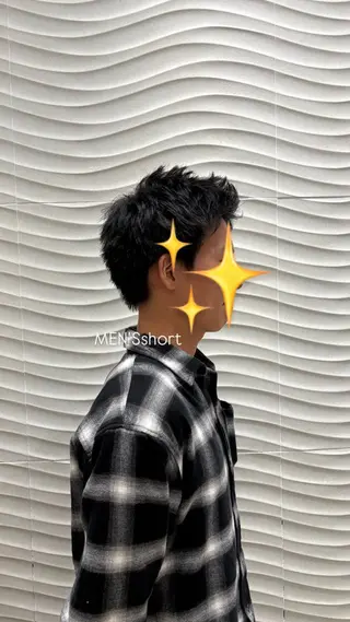 ショート メンズ 高橋 璃捺のヘアスタイル