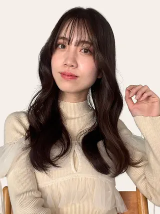 セミロング 渡辺 奎斗のヘアスタイル