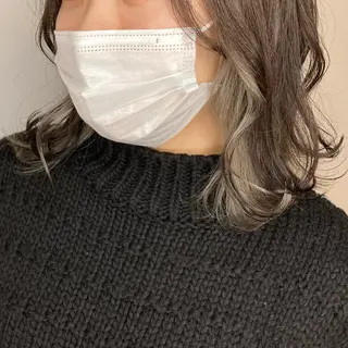 ミディアム カラー 尾籠 美幸 （オゴモリ ミユキ）のヘアスタイル