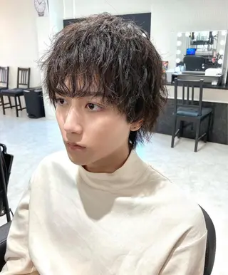 メンズ ベルグローヘアセット 🤍まりこのヘアスタイル