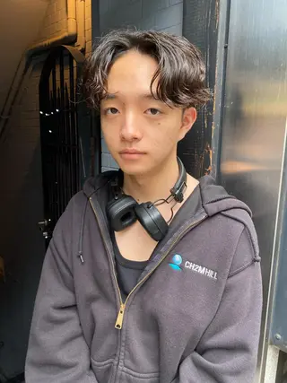 ショート パーマ メンズ 💈メンズ短髪特化 ✂︎伊藤大輝💈のヘアスタイル