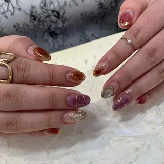 ネイル マキノ ユイのネイルデザイン