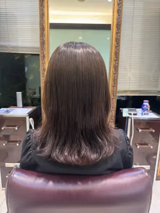 ミディアム 大人可愛い♡コテ巻き パーマ🌼杉田 萌恵のヘアスタイル