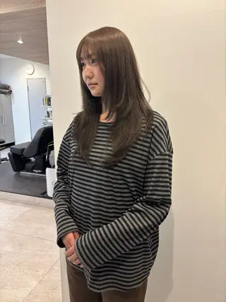 セミロング カラー KOKI/ ボブ/ パーマ/透明感カラーのヘアスタイル