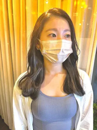 セミロング カラー 💎透明感カラー特化 💎TAISEIのヘアスタイル