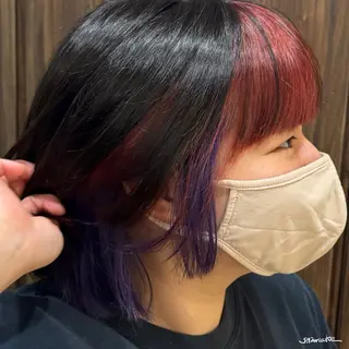 ミディアム カラー しんのすけ /モデルさん募集中のヘアスタイル