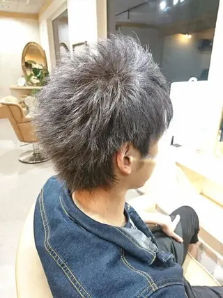 ショート カラー メンズ マンツーマン1日2名 様限定Lily高橋✂のヘアスタイル