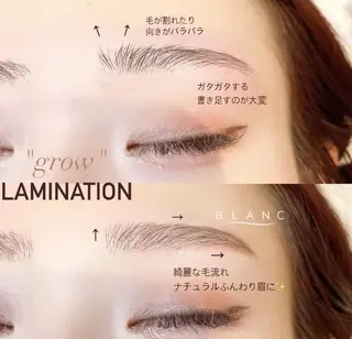 アイブロウ Blanc タカトウのマツエク・マツパデザイン
