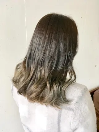 ミディアム カラー パーマ yoshi ☆のヘアスタイル