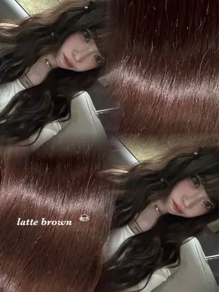 ロング 矢崎 璃乃のヘアスタイル