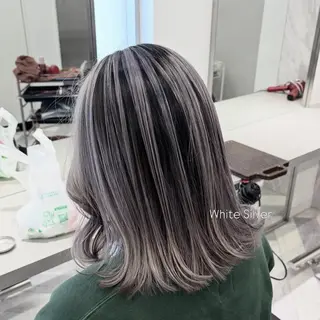 ミディアム カラー EIGHT /SHU🩶のヘアスタイル