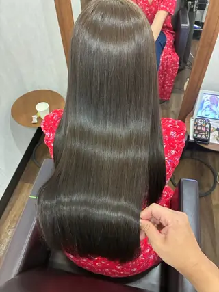 ロング カラー カラーモデル募集 ☘️もえな☘️のヘアスタイル