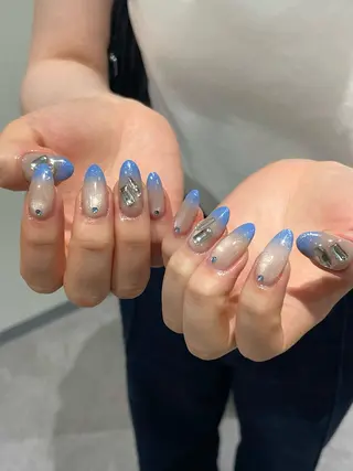 ネイル IROHA NAIL Kurumi🪽🫧のネイルデザイン