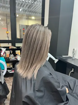 ミディアム 藤本 翔己のヘアスタイル