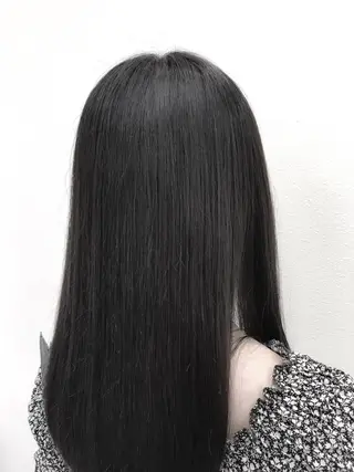 ロング パーマ ブリーチでもできる 縮毛矯正相原慎🌈のヘアスタイル