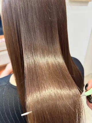 セミロング よしなり ななみのヘアスタイル