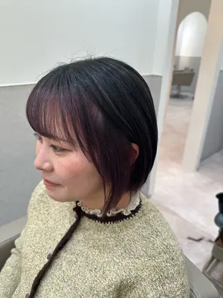 ショート カラー Kasumi Zinaのヘアスタイル