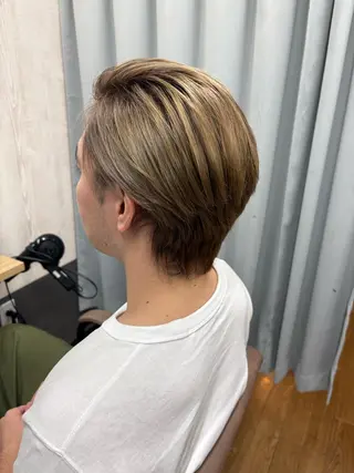 ショート カラー TELA HAIR 幕張本郷店　千尋のヘアスタイル