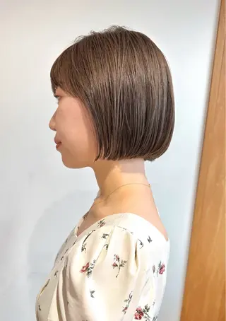 ショート ボブ/ショート/ 縮毛矯正/岸本恭明のヘアスタイル