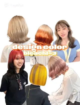 ミディアム カラー マツオカ マコのヘアスタイル