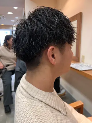 ショート メンズ 透明感・艶感 小坂隼斗のヘアスタイル