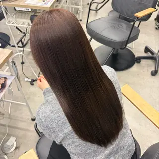 ロング カラー ななみ.⋆𝜗𝜚 暖色艶カラー/まつパのヘアスタイル