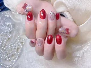 ネイル ラベンダー💖日暮里 ルル💖ネイルのネイルデザイン