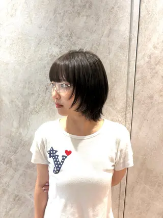 ショート 顔周りレイヤーカット /髪質改善/ゆう🤍のヘアスタイル