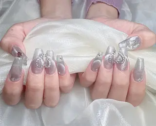 ネイル 🎀も ものネイルデザイン