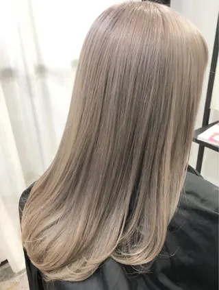 ロング 比嘉 翼のヘアスタイル