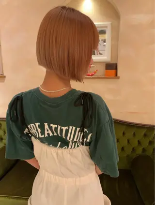 ショート ボブ ホノカのヘアスタイル
