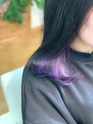 ミディアム カラー 清光 泰之のヘアスタイル