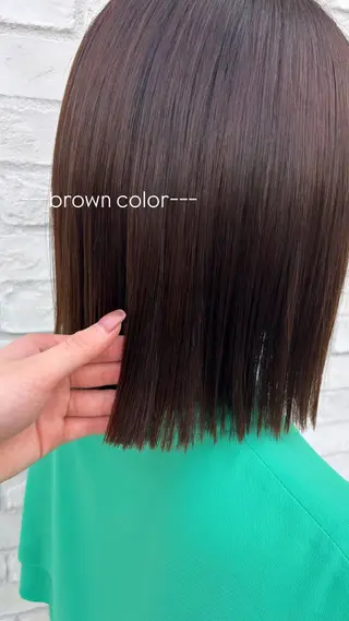 カラー preak まりののヘアスタイル