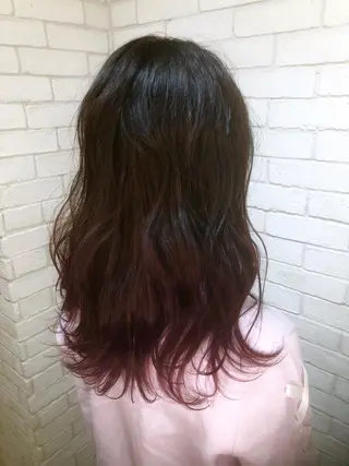 セミロング カラーアンドケアリタ kitamuuuのヘアスタイル