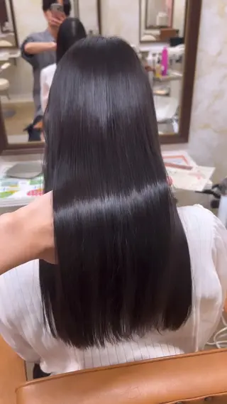 ロング 髪質改善/ メンズカット・パーマのヘアスタイル