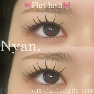 マツエク・マツパ Nyan. 【桜川】のマツエク・マツパデザイン