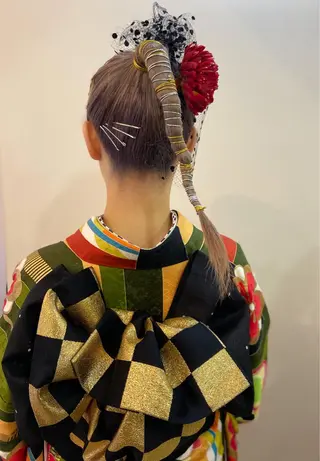 ヘアアレンジ 小田 莉加子のヘアスタイル