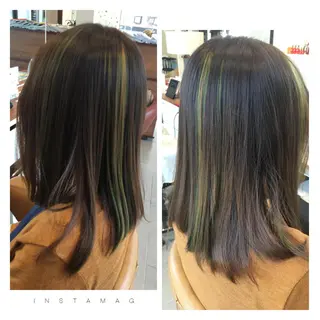 ショート ミディアム セミロング ロング カラー パーマ ヘアアレンジ メンズ キッズ ネイル マツエク・マツパ ひがし さゆりのヘアスタイル