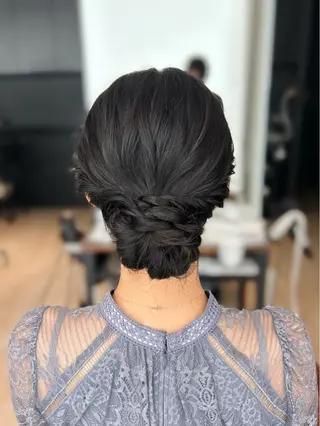 セミロング カラー ヘアアレンジ 髙木美緒🌿 レイヤー/アレンジのヘアスタイル