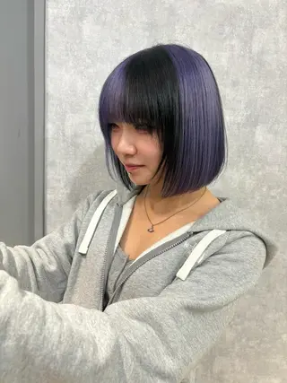 カラー ロング 🌜 Lulu 🌛 公式/大通のヘアスタイル