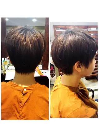 ショート 品田 真里のヘアスタイル