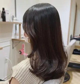 ミディアム 大人韓国ヘア🎀 しょうこLuanaのヘアスタイル