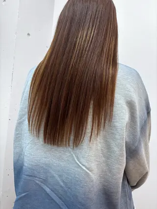 ロング カラー みぞぐち じゅりのヘアスタイル