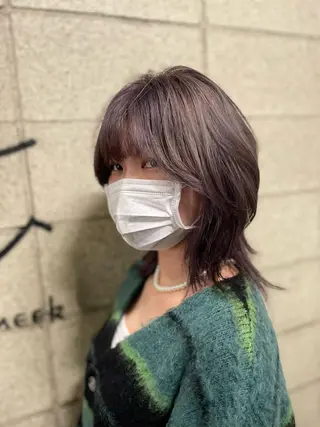 ミディアム カラー CoCooN Hiromiのヘアスタイル