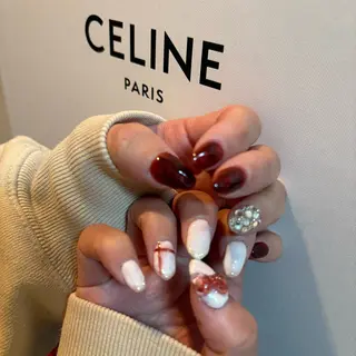 ネイル 韓国/ヌーディー系 ネイル自由が丘のネイルデザイン