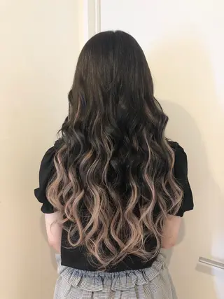 ロング カラー 🧡艶髪ちゅるん髪 🫧🧡YUKI❄️のヘアスタイル